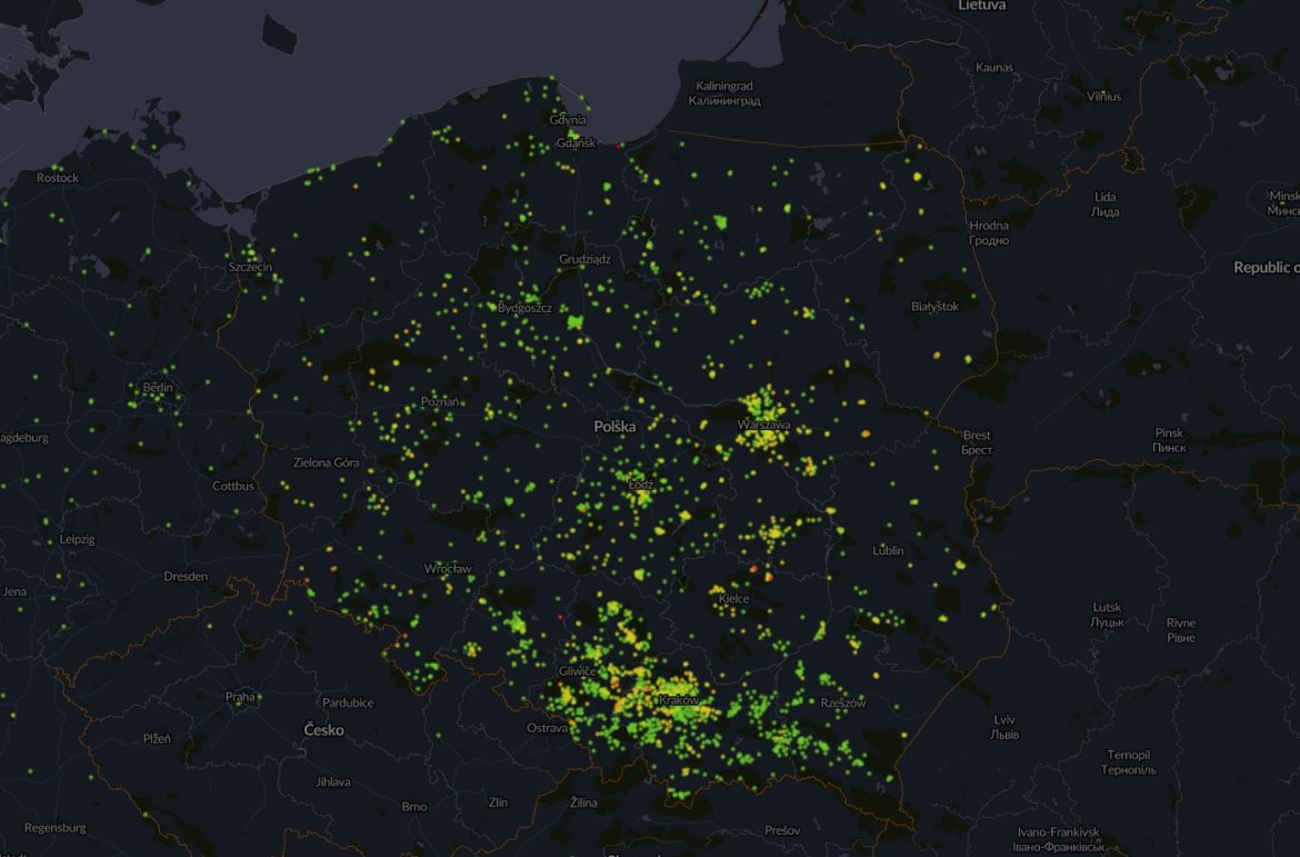Air quality map and their significance